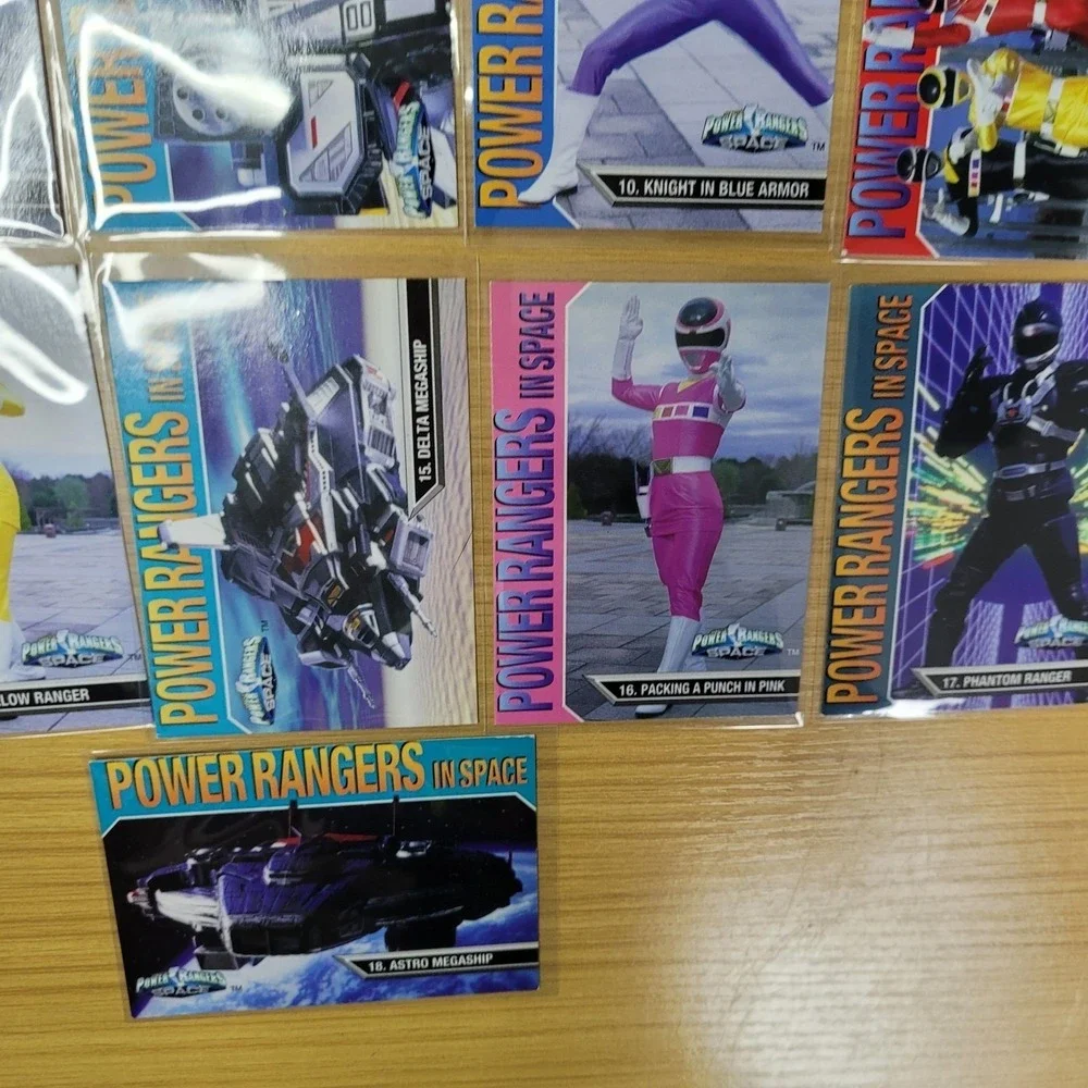 Vintage Power Rangers In Space Card Lot 1997 Bandai Bundle Lot of 16 Cards